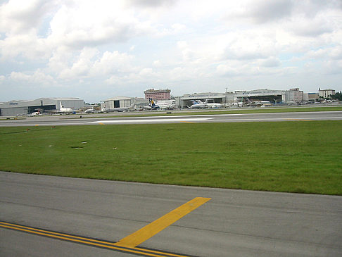Landeanflug auf Miami Fotos