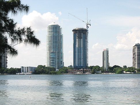 Blick vom Wasser auf Miami - Florida (Miami)