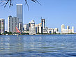 Blick vom Wasser auf Miami - Florida (Miami)