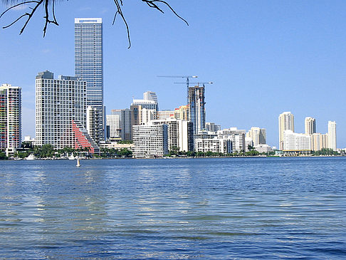 Blick vom Wasser auf Miami - Florida (Miami)