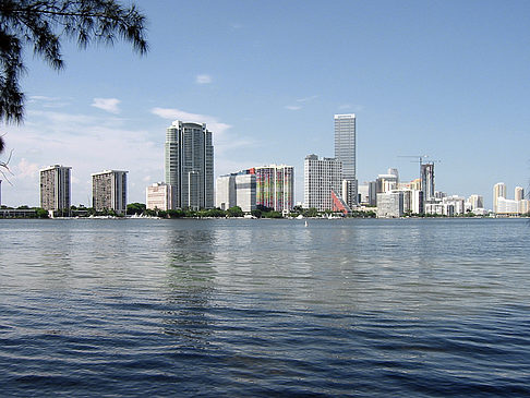 Blick vom Wasser auf Miami - Florida (Miami)