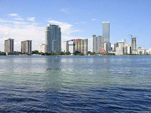 Blick vom Wasser auf Miami - Florida (Miami)