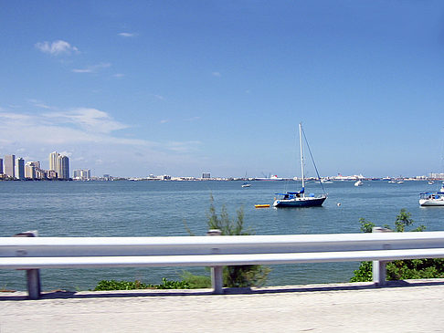 Blick von den Straßen auf Miami - Florida (Miami)