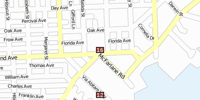 Coconut Grove Stadtplan