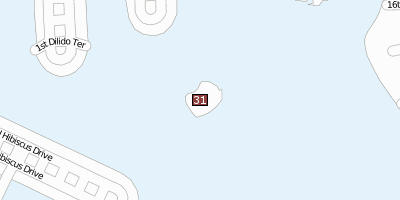 Flagler Monument Island Stadtplan