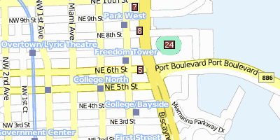 Freedom Tower  Stadtplan
