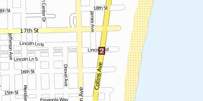 Miami Beach Stadtplan