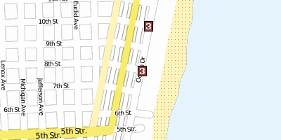 Stadtplan Ocean Drive Miami